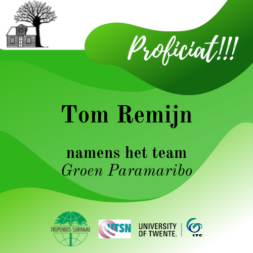 Student Tom Remijn onderzoekt het Urban heat island effect in Paramaribo